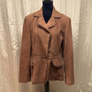 Columbia western 100% leather jacket